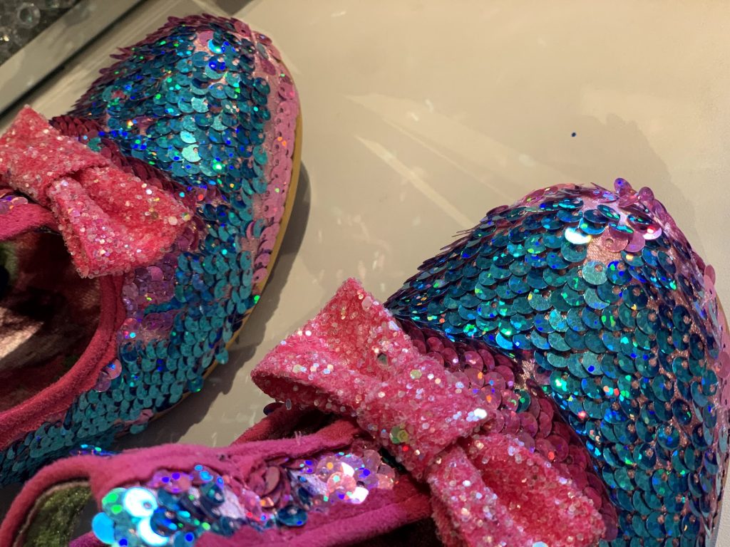 Irregular Choice Lazy River Rockamilly Exclusive Pink Sequin