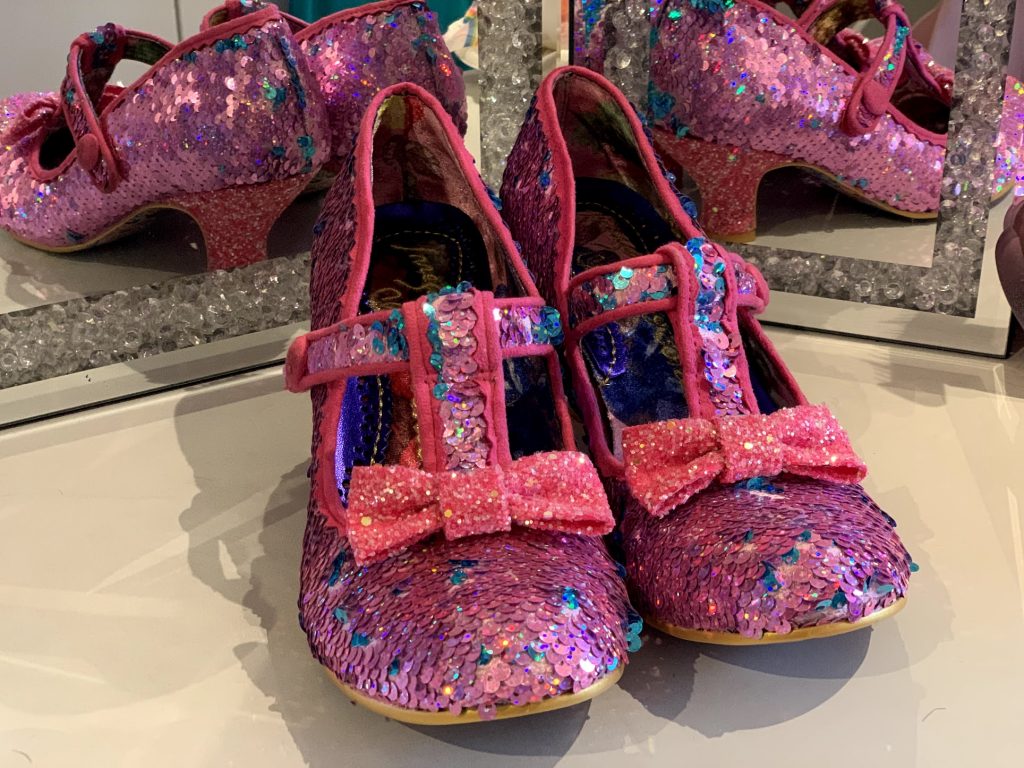 Irregular Choice Lazy River Rockamilly Exclusive Pink Sequin