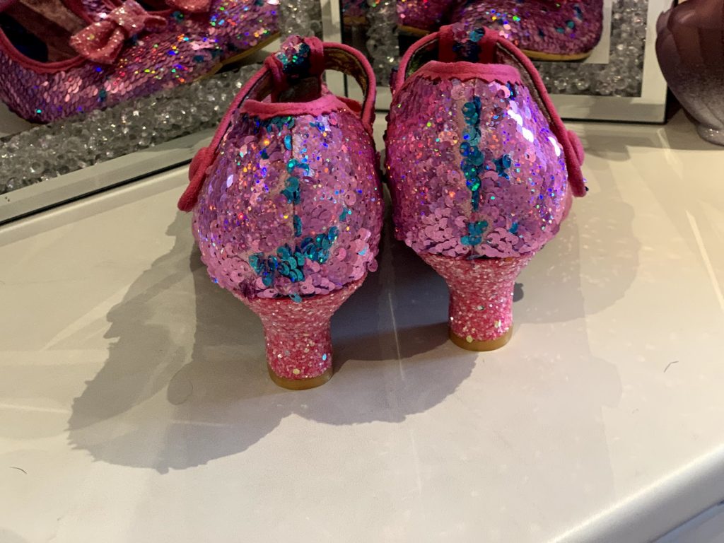 Irregular Choice Lazy River Rockamilly Exclusive Pink Sequin