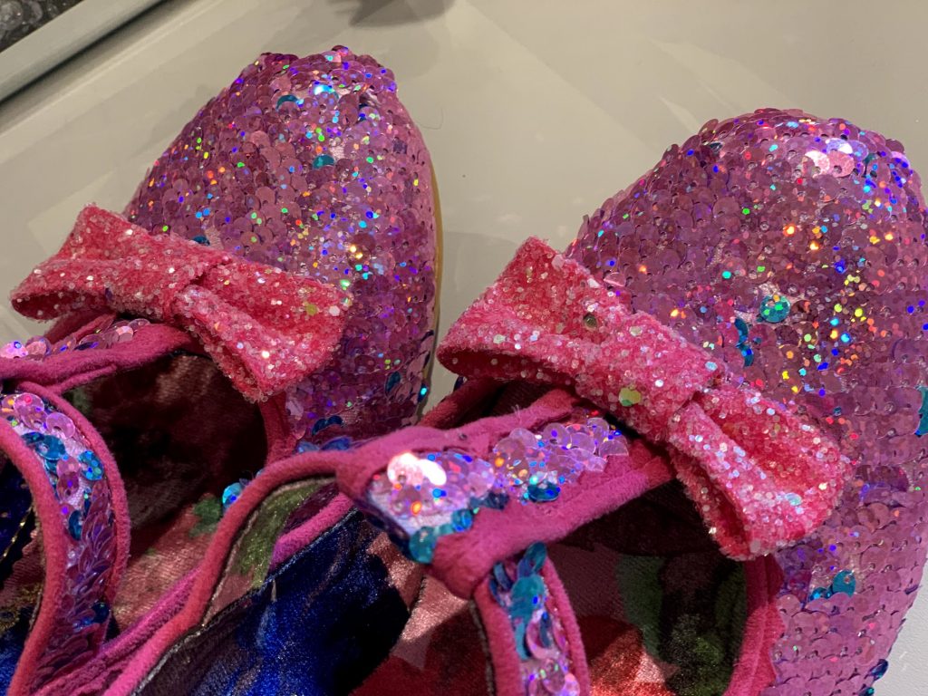 Irregular Choice Lazy River Rockamilly Exclusive Pink Sequin