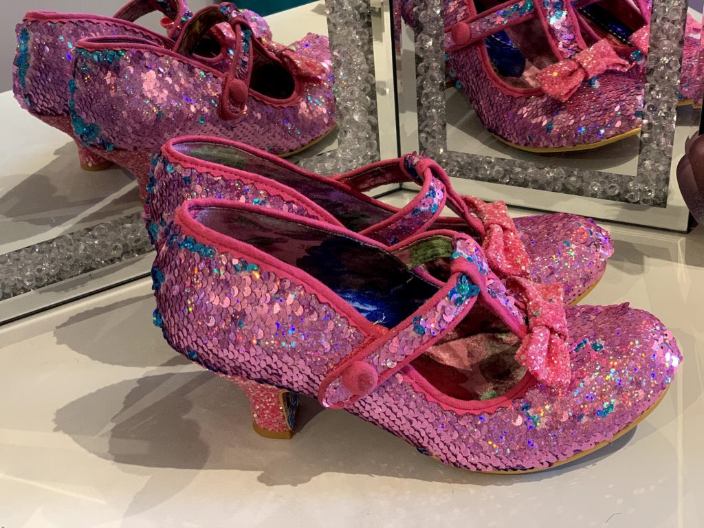 Irregular Choice Lazy River Rockamilly Exclusive Pink Sequin