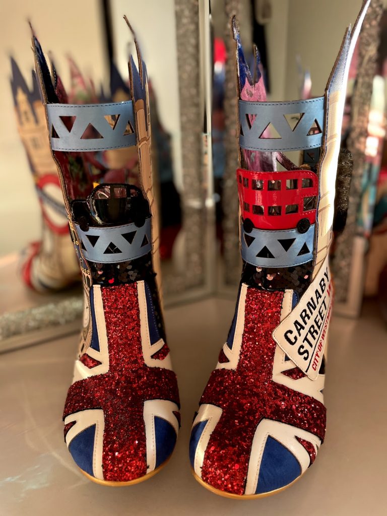 Irregular Choice Big Day Out London boot union jack Carnaby Street