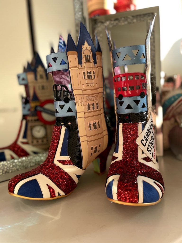 Irregular Choice Big Day Out London boot union jack Carnaby Street