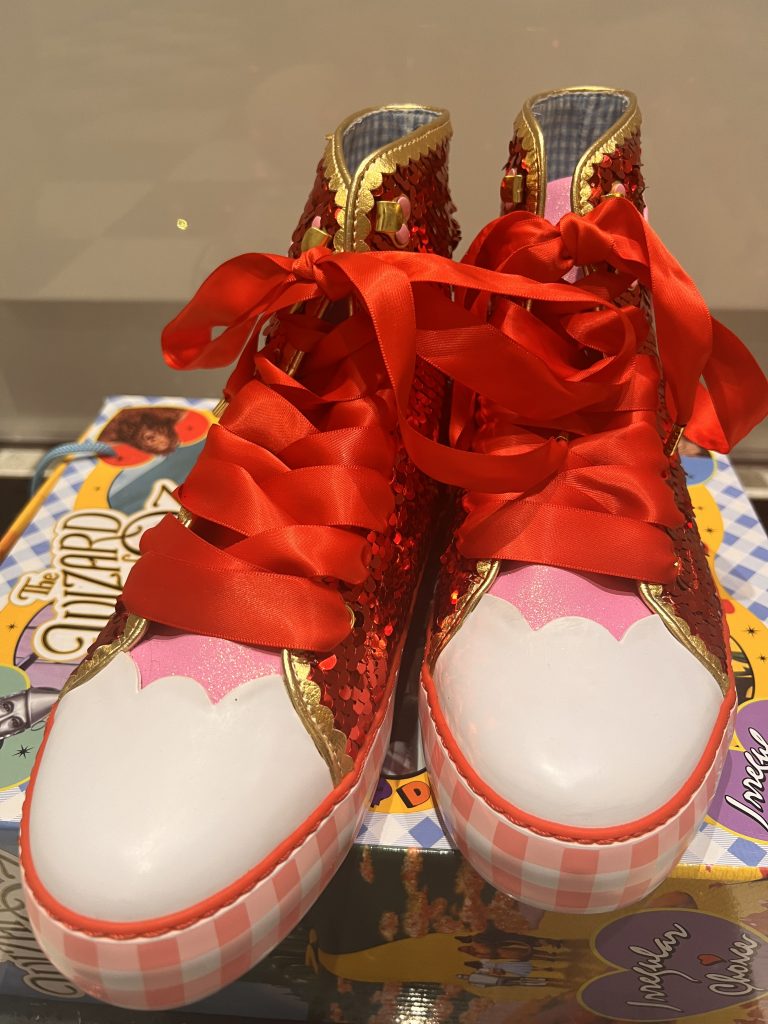 Irregular Choice All That Sparkles Wizard Of Oz Ruby Slippers High Tops Shoes 