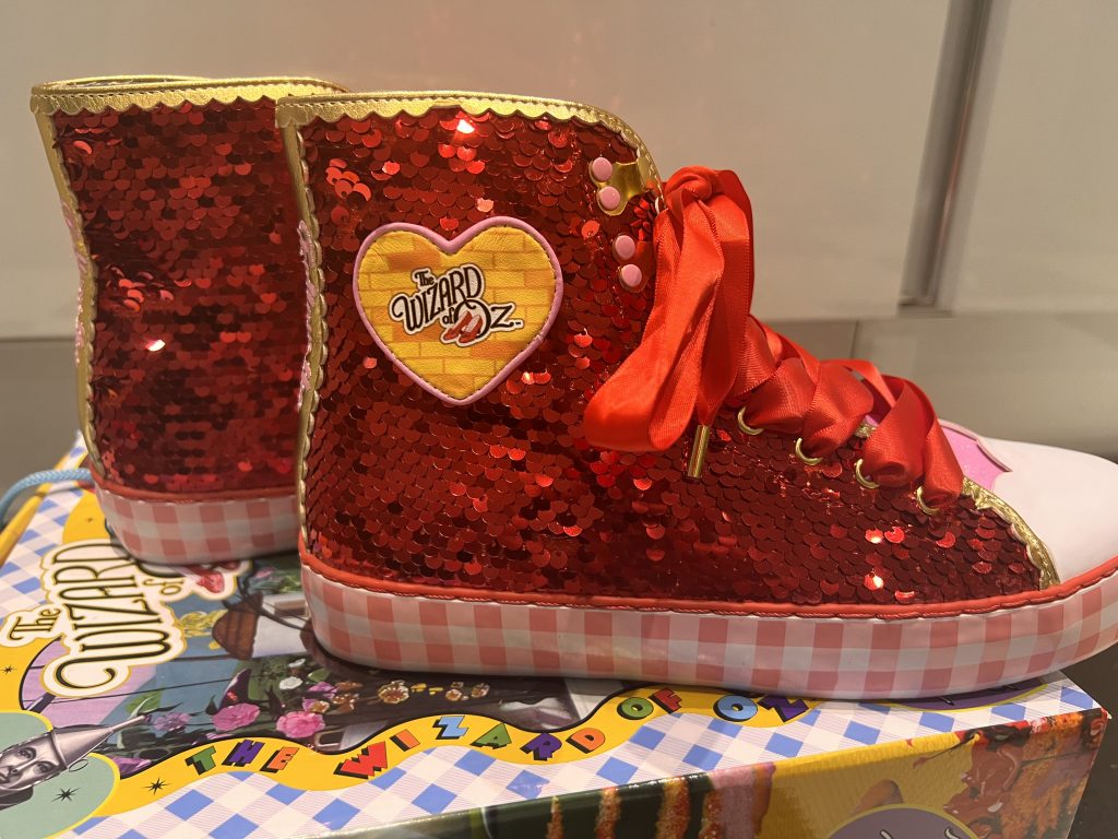 Irregular Choice All That Sparkles Wizard Of Oz Ruby Slippers High Tops Shoes 