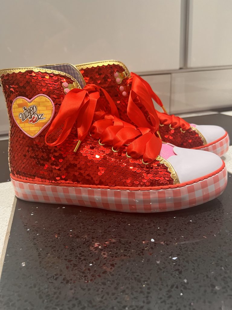 Irregular Choice All That Sparkles Wizard Of Oz Ruby Slippers High Tops Shoes 