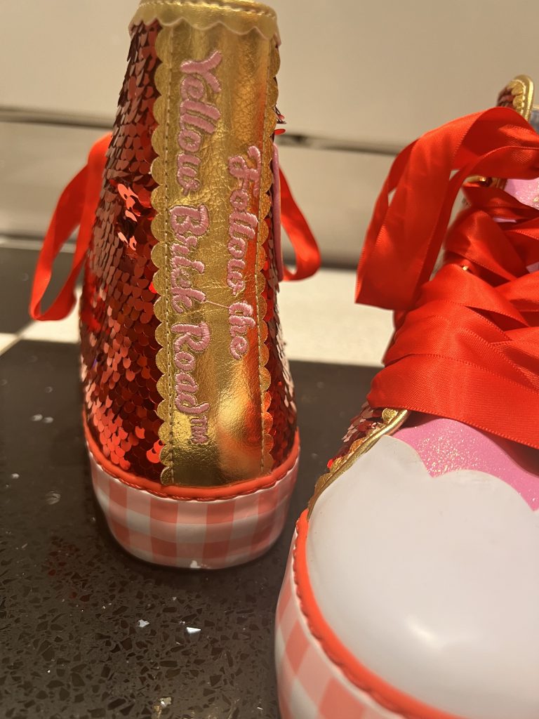 Irregular Choice All That Sparkles Wizard Of Oz Ruby Slippers High Tops Shoes 
